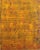 Original Layered Oil Painting on Canvas by Bernhard Zimmer "Awh 191" Minimalist Yellow Artwork For Sale