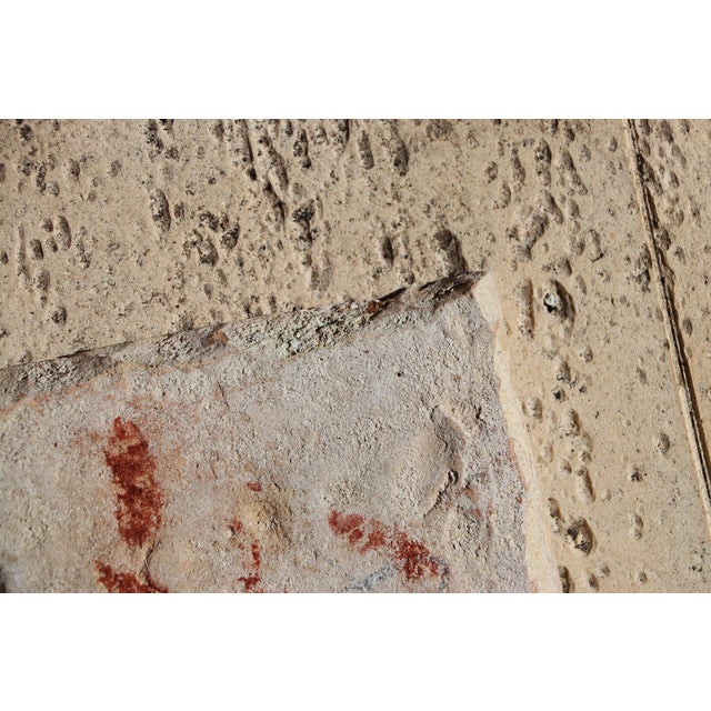 Blue Antique 18th Century Blue and White Portuguese Tile Depicting a Foot on a Baroque Sandal For Sale - Image 8 of 9