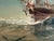 Large Vintage Signed Original Marine Oil Painting Tall Ship Nautical Seascape For Sale - Image 4 of 14