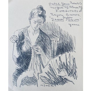 Moses Soyer, Social Realist Original Lithograph Advertisement Moses Soyer For Sale