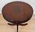 Vintage Traditional Mahogany Round Drum Table W/ Lions Head Pulls For Sale - Image 6 of 13