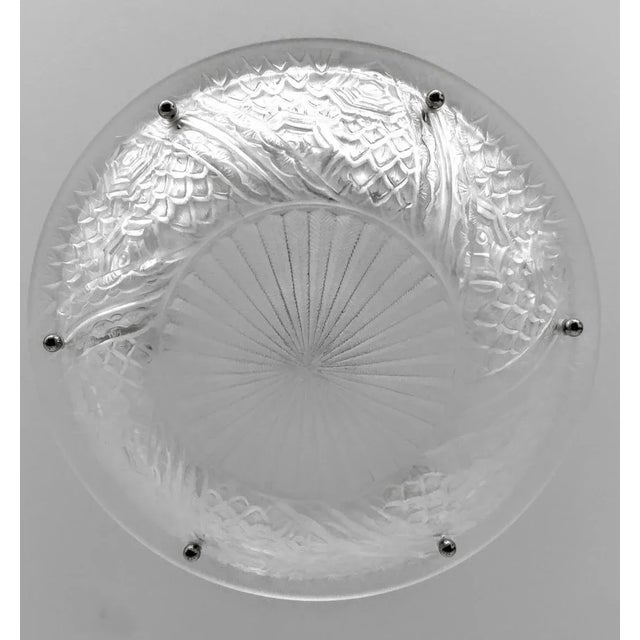 Mid 20th Century French Art Deco Pendant Chandelier by Schneider For Sale - Image 5 of 7