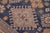 Bohemian Kazak Tribal Light Blue/Beige Wool Rug - 4'0''x6'1'' For Sale - Image 4 of 10