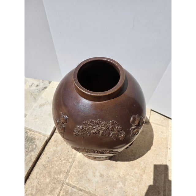 Extra Large Antique English Stoneware Storage Jar For Sale - Image 12 of 18