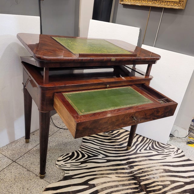 Louis XVI French à La Tronchin Architects Table For Sale - Image 5 of 18