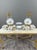 Blue 20th Century Coffee Service for 6 in Porcelain from Haviland Limoges, Set of 22 For Sale - Image 8 of 9