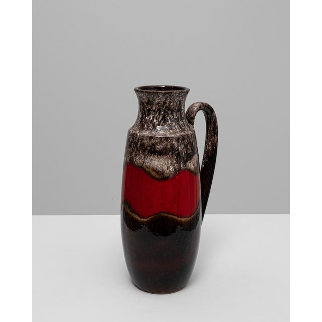 20th Century German 'W. Germany' Ceramic Vase For Sale - Image 18 of 18
