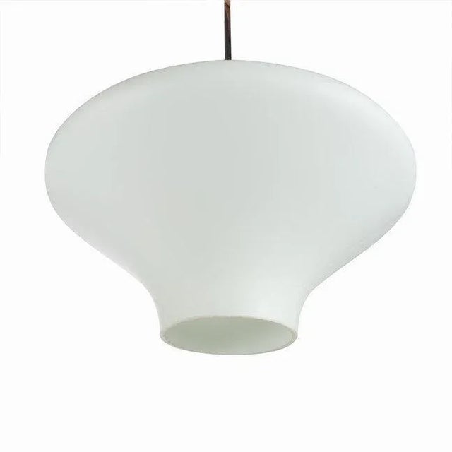 Traditional Glass Pendant Lamp, 1970s For Sale - Image 3 of 7
