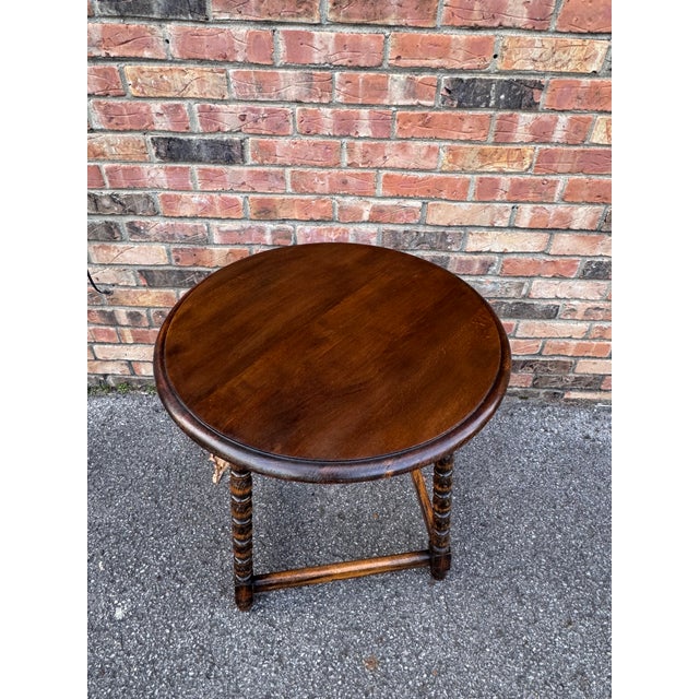 19th Century English Bobbin Twist Side Table For Sale In Nashville - Image 6 of 9