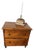Vintage Traditional Solid Wood 2-Drawer Mobile File Cabinet on Darnell Industrial Casters For Sale