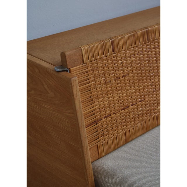 1960s Oak and Rattan GE7 Daybed by Hans J. Wegner for GETAMA For Sale - Image 5 of 18