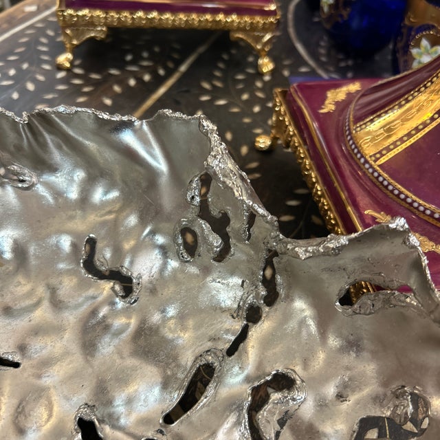 Artist Michael Weems One of a Kind Metal Sculpture Signed and Dated 2008 For Sale - Image 12 of 12