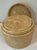 Mid 20th Century Vintage Lidded Nesting Baskets - Set of 2 For Sale - Image 5 of 9