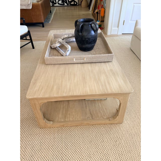 Tan Ming Arched Rectangular Coffee Table For Sale - Image 8 of 14