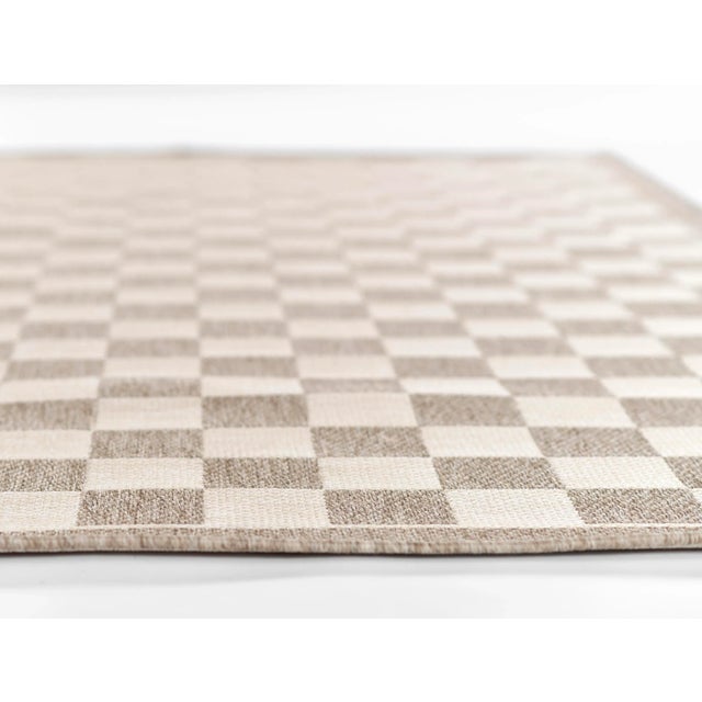 Erin Gates by Momeni Saybrook Check Grey Indoor/Outdoor Area Rug 5'3" X 7' For Sale - Image 12 of 12