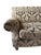 Late 20th Century English Roll Arm Damask Sofa For Sale - Image 5 of 7