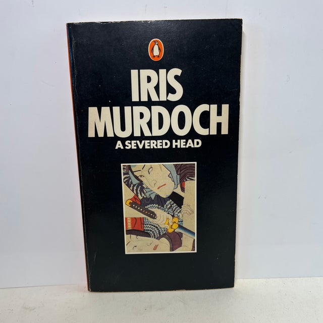 English Vintage Fiction Iris Murdoch Soft Cover Books Set/4 For Sale - Image 3 of 6