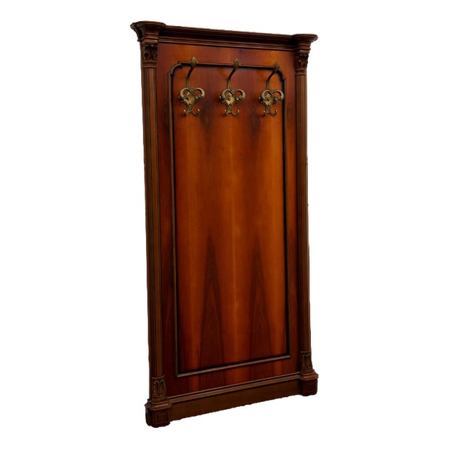 Classic Wall Wardrobe with Coat Rack For Sale