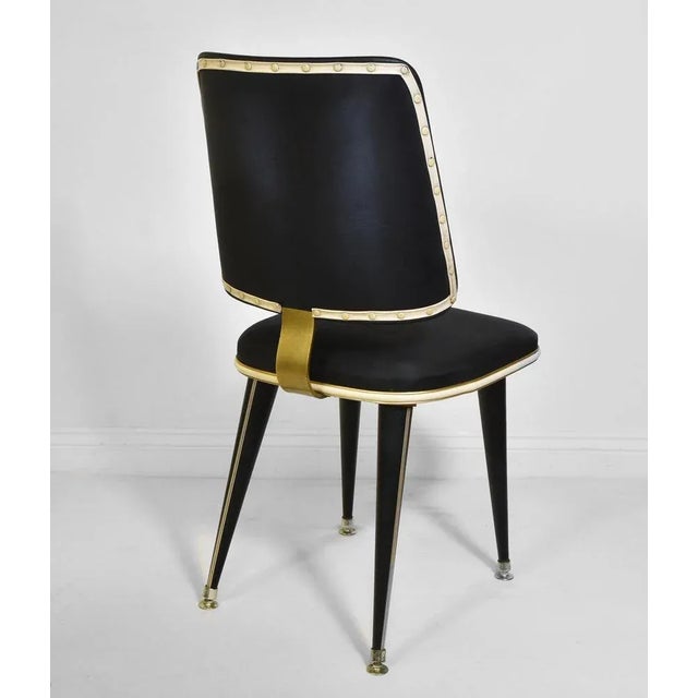 Mid-Century Chinoiserie Dining Table & Six Chairs by Umberto Mascagni, Set of 7 For Sale - Image 11 of 18