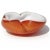 Mid-Century Modern Murano Vintage Barbini Orange White Gold Flecks Italian Art Glass Midcentury Bowl Dish Ashtray For Sale - Image 3 of 6