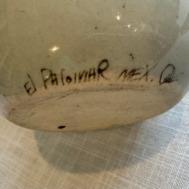 Vintage Signed Ken Edwards El Palomar Mexican Pottery Bowl For Sale In Austin - Image 6 of 8