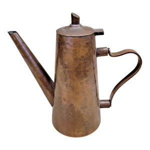 Hand-Hammered Arts & Crafts Copper Coffee Pot / Tea Pot — c.1910-1930