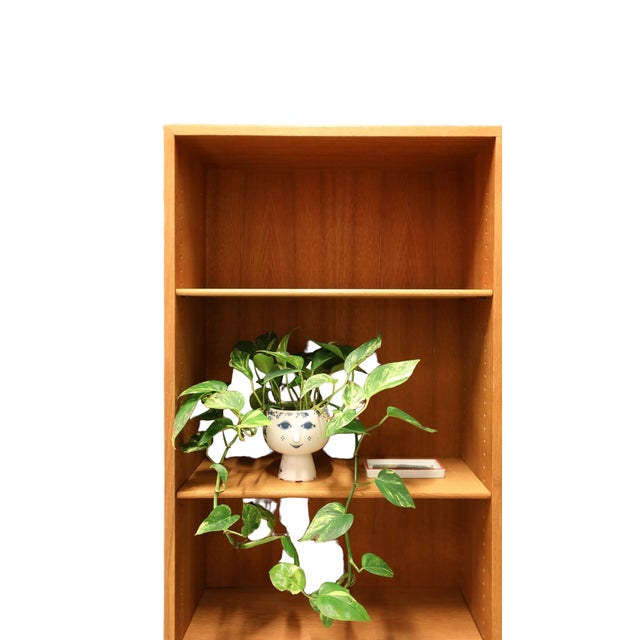 Tall Bookcase in Oak by Børge Mogensen for FDB, 1960s For Sale - Image 12 of 15