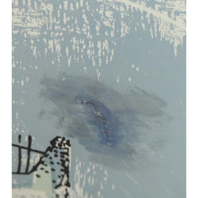 Pastel Patterned Laundry Ottoman, 1950s For Sale - Image 11 of 13