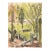 1955 Marianna Van Rossen Hoogendyk Cemetery Landscape Painting For Sale