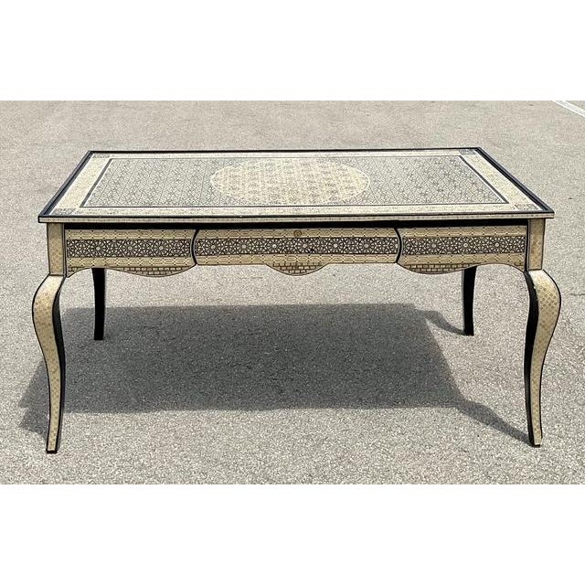 Vintage Moroccan Inlay Writing Desk For Sale - Image 16 of 16