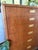 Vintage 6 drawer chest with beautiful brass pulls. A minimalist style. Fabulous walnut graining throughout. A few...