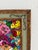 Blue Serg Graff "Pets" Abstract Acrylic Painting Framed Outsider Art Coa For Sale - Image 8 of 8