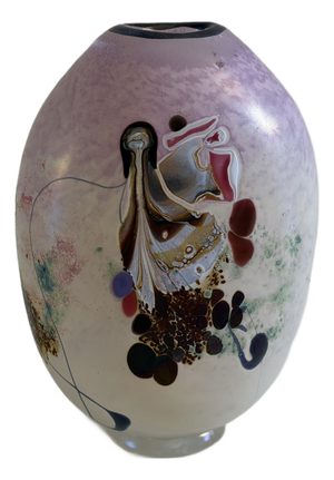 Studio Glass Vase by Robert Pierini, 1987
