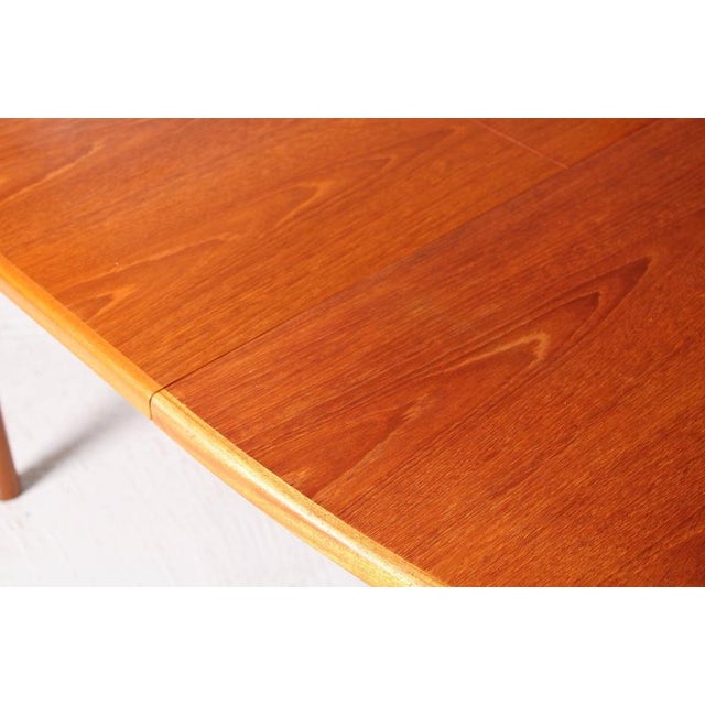 Mid-Century Oval Extending Teak Dining Table by McIntosh, 1960s For Sale - Image 13 of 15