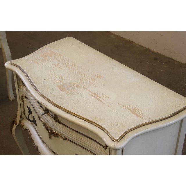 Venetian Style Painted Wood Nightstands, 1960s, Set of 2 For Sale - Image 12 of 18