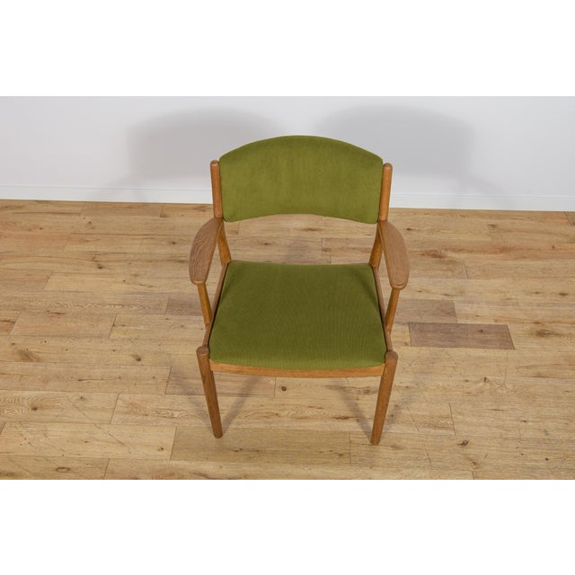 Mid-Century Oak Dining Chairs Model J62 by Poul M. Volther for FDB Mobler, Denmark, 1960s, Set of 4 For Sale - Image 10 of 18