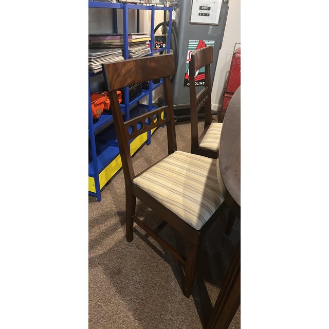 Brown 1960s Lane Tower Suite Collection Table With Chairs - Set of 7 For Sale - Image 8 of 11