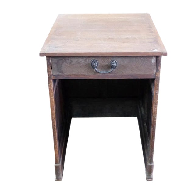 Vintage Italian Chestnut Desk, 1920s For Sale