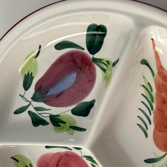 Mid 20th Century Mid 20th Century Ceramic Serving Platter & Pitcher Set, Made in Italy For Sale - Image 5 of 11