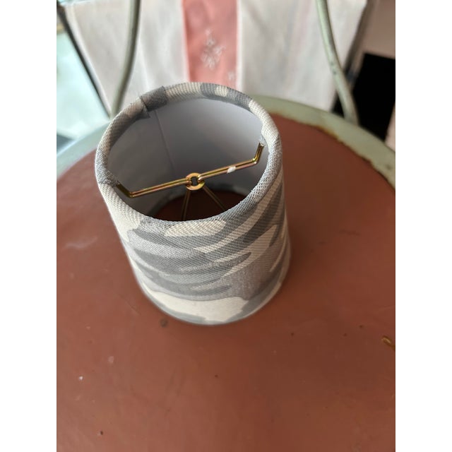 Not Yet Made - Made To Order Fortuny Camo Chandelier Shade For Sale - Image 5 of 5