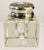 Lead Crystal Sterling Silver Inkwell With Repousee Lid For Sale - Image 4 of 12