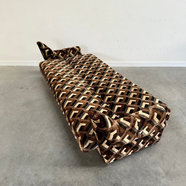Vintage Daybed with Geometric Patterns, 1970s For Sale - Image 10 of 14