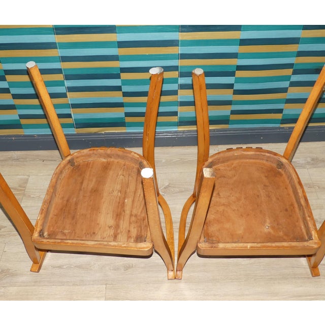 Bauhaus Wooden Desk Armchair in the style of Gropius, 1940s-1950s For Sale - Image 11 of 14