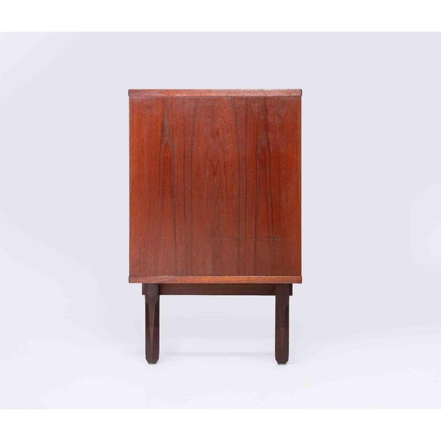 Italian Mid-Century Modern Sideboard in Teak with Four Drawers, 1960s For Sale - Image 3 of 12