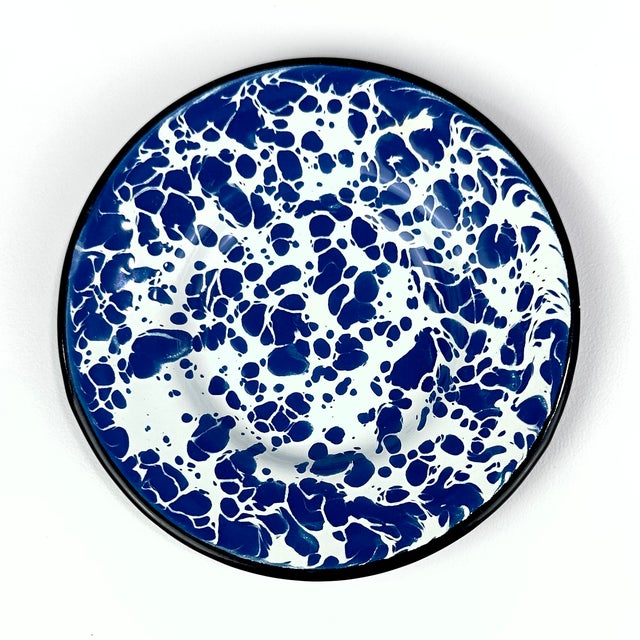 Sweet Petite Blue & White Wall Plate Curation - Group of 7 For Sale - Image 16 of 18