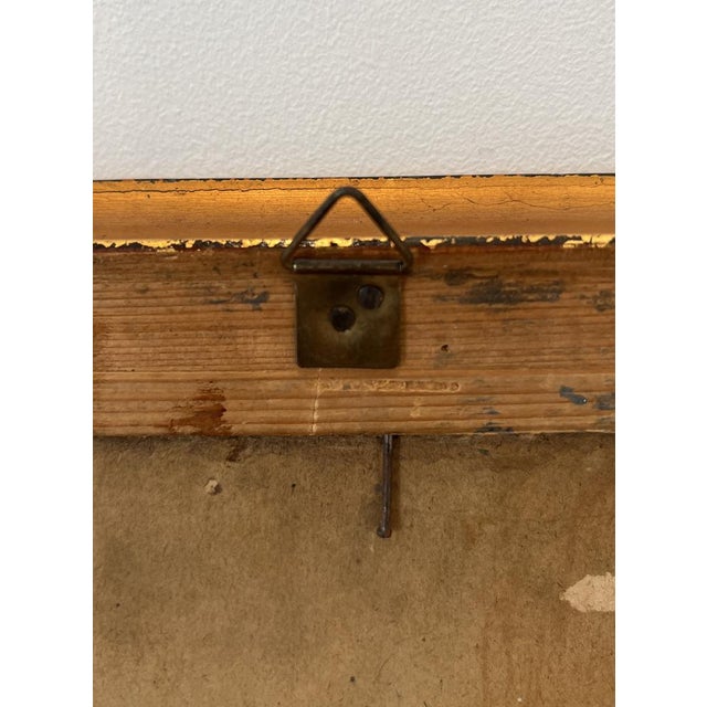 Lino Umberto Salini, Personnage lisant le Journal, 1919, Oil on Cardboard, Framed For Sale - Image 13 of 14