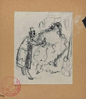 Alfred Grevin, Figure, Original Drawing, Late-19th-Century