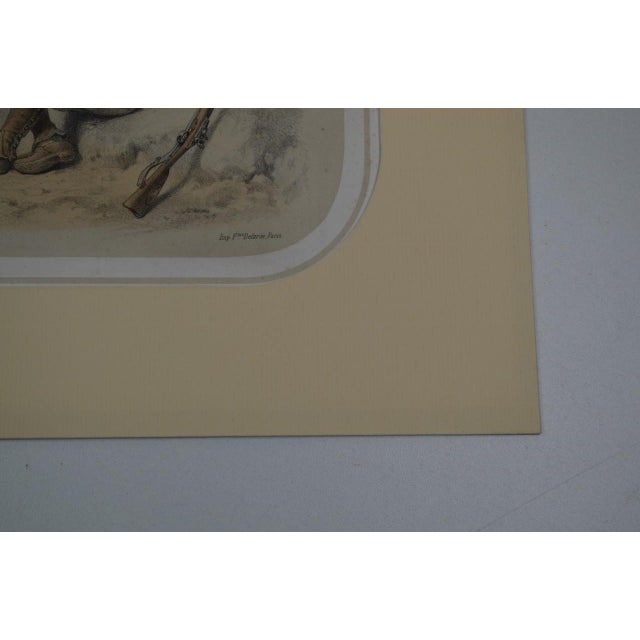 Mid 19th Century Mid 19th Century "Halte de bas Bretons" Color Lithograph by Francois Grenier For Sale - Image 5 of 13