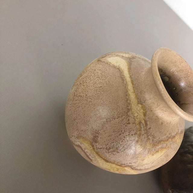 Ceramic Abstract German Fat Lava Pottery Vases from Ruscha, 1960s, Set of 2 For Sale - Image 7 of 17
