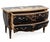 An exquisite large oak chest of drawers, fully distressed and featuring hand-painted ribbon accents. The drawers are...